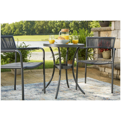 Crystal Breeze 3-Piece Table and Chair Set Ash-P304-050