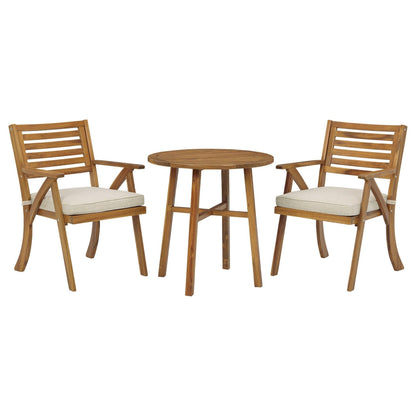 Vallerie Outdoor Chairs with Table Set (Set of 3) Ash-P305-050