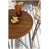 Coral Sand Outdoor Chairs with Table Set (Set of 3) Ash-P306-050