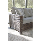 Cloverbrooke 4-Piece Outdoor Conversation Set Ash-P334-081