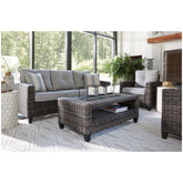 Cloverbrooke 4-Piece Outdoor Conversation Set Ash-P334-081