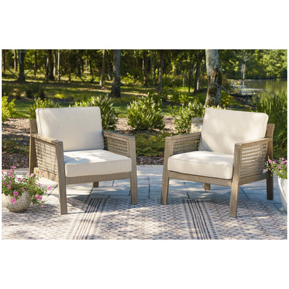 Barn Cove Lounge Chair with Cushion (Set of 2) Ash-P342-820