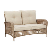 Braylee Outdoor Loveseat with Table (Set of 2) Ash-P345-035