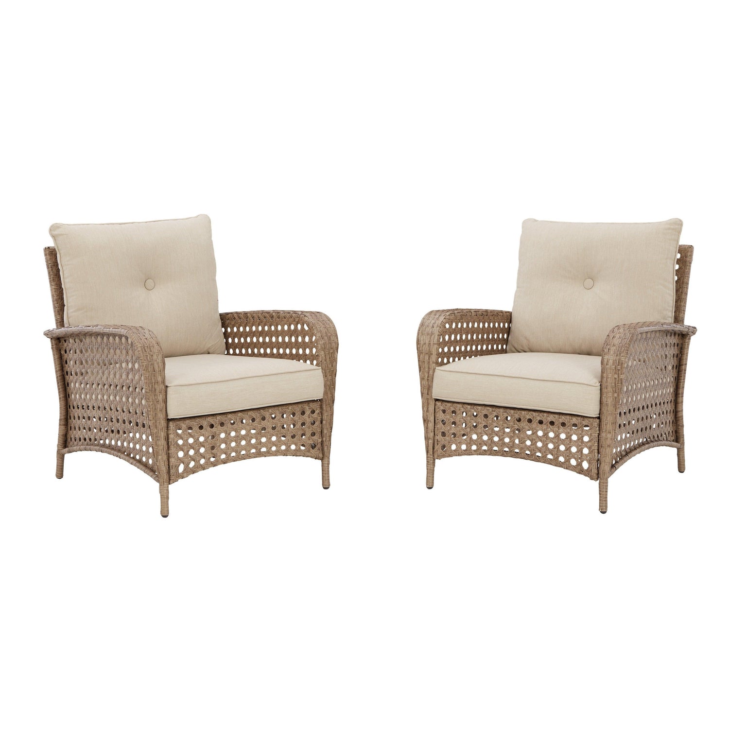 Braylee Lounge Chair with Cushion (Set of 2) Ash-P345-820