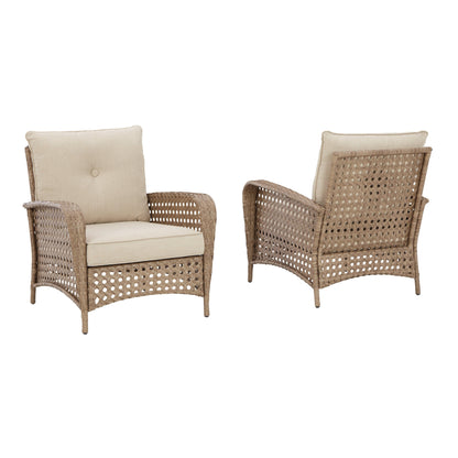 Braylee Lounge Chair with Cushion (Set of 2) Ash-P345-820