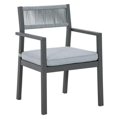 Eden Town Arm Chair with Cushion (Set of 2) Ash-P358-601A