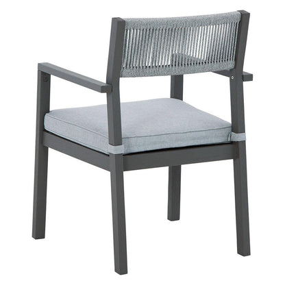 Eden Town Arm Chair with Cushion (Set of 2) Ash-P358-601A