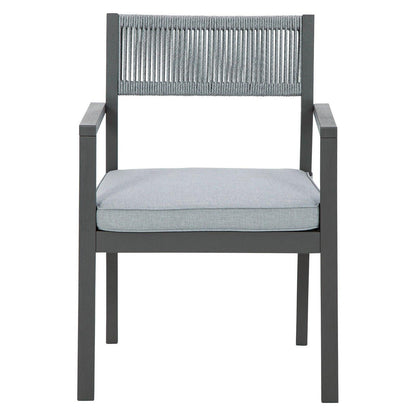 Eden Town Arm Chair with Cushion (Set of 2) Ash-P358-601A