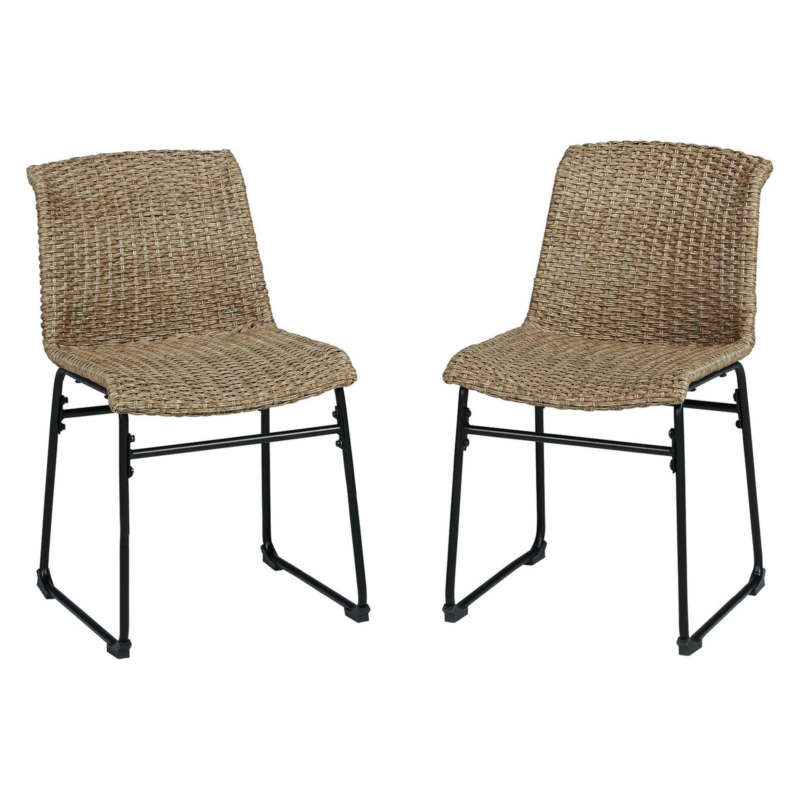 Amaris Outdoor Dining Chair (Set of 2) Ash-P369-601