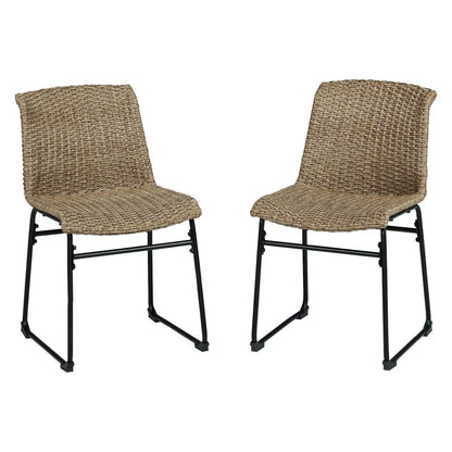 Amaris Outdoor Dining Chair (Set of 2) Ash-P369-601