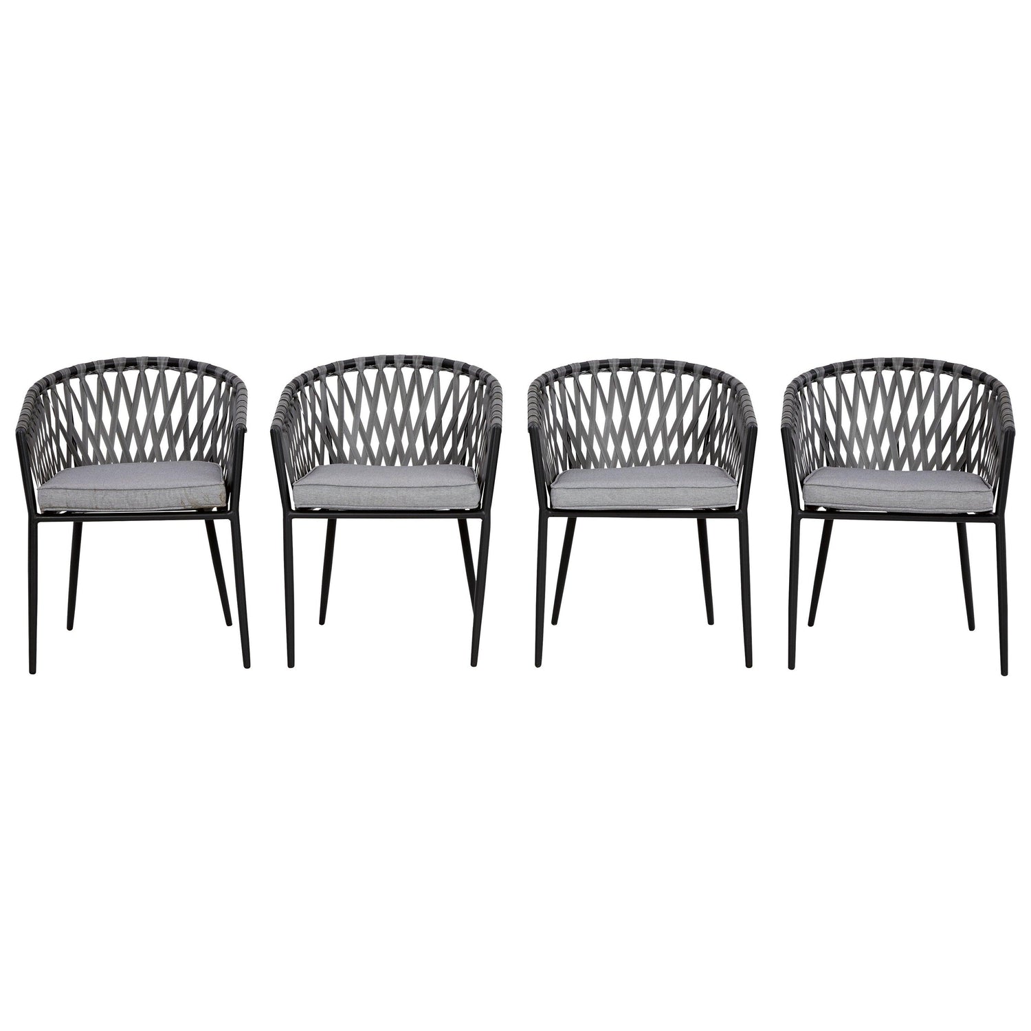 Palm Bliss Outdoor Dining Chair (Set of 4) Ash-P372-601