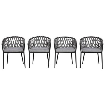 Palm Bliss Outdoor Dining Chair (Set of 4) Ash-P372-601
