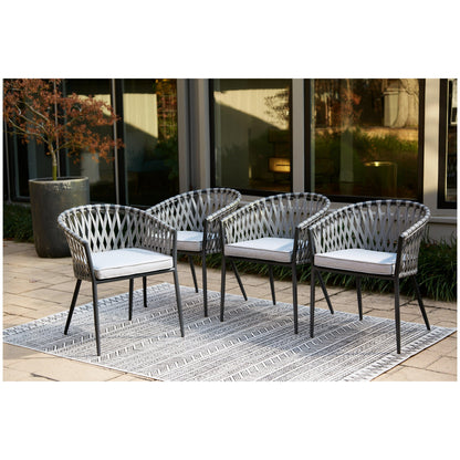 Palm Bliss Outdoor Dining Chair (Set of 4) Ash-P372-601