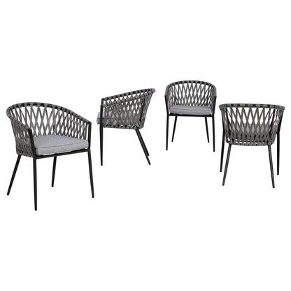 Palm Bliss Outdoor Dining Chair (Set of 4) Ash-P372-601