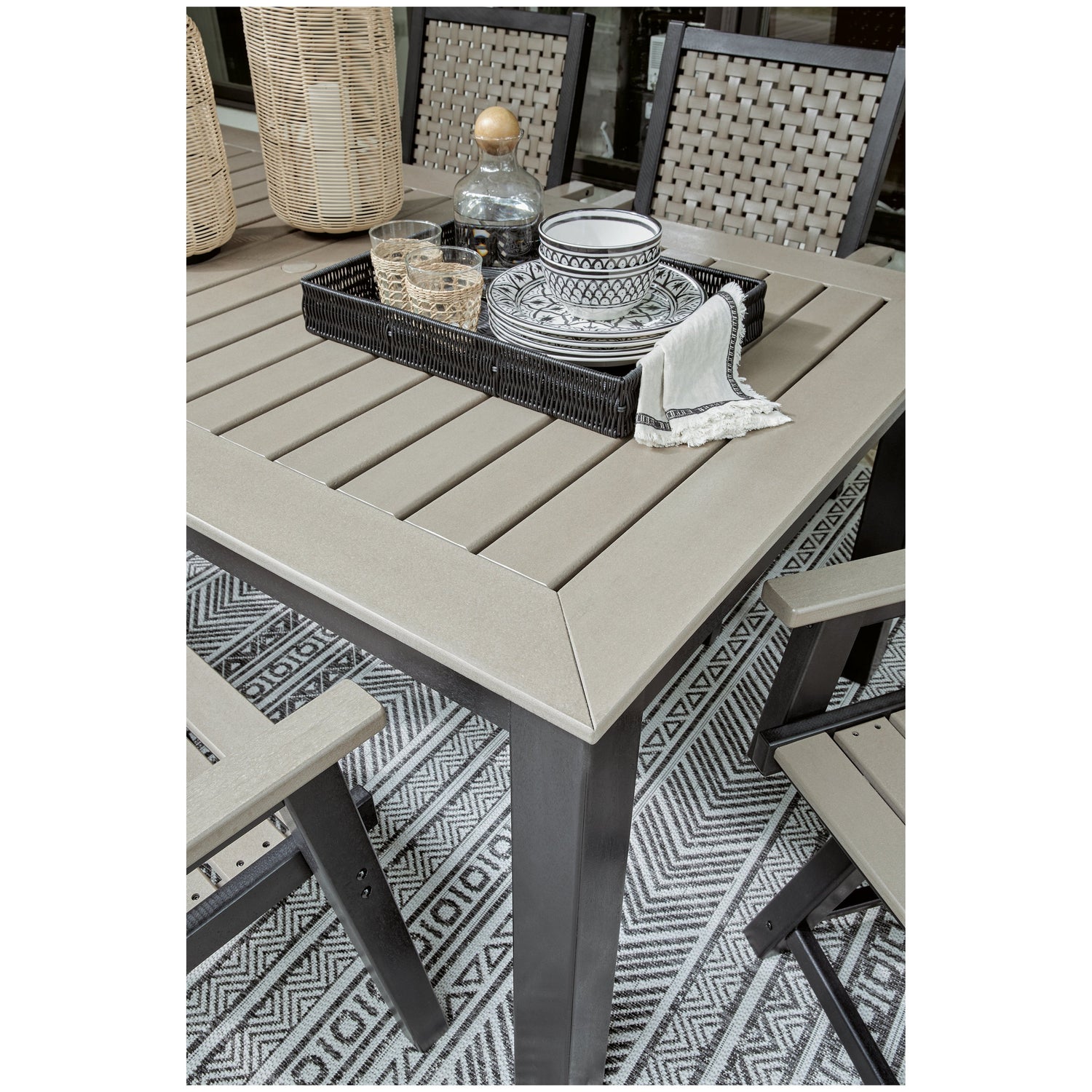 MOUNT VALLEY Outdoor Dining Table Ash-P384-625