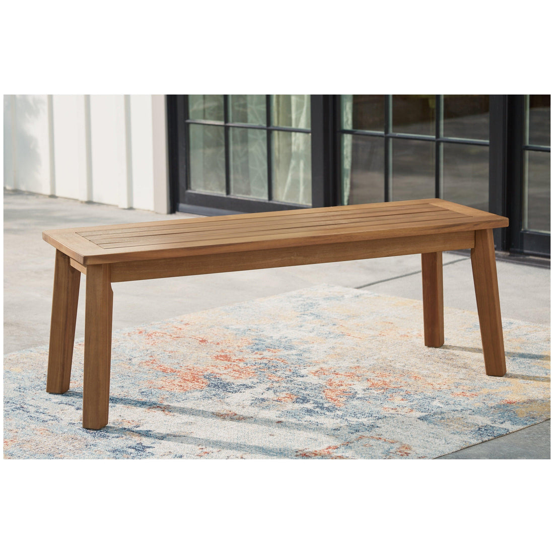 Janiyah Outdoor Dining Bench Ash-P407-600