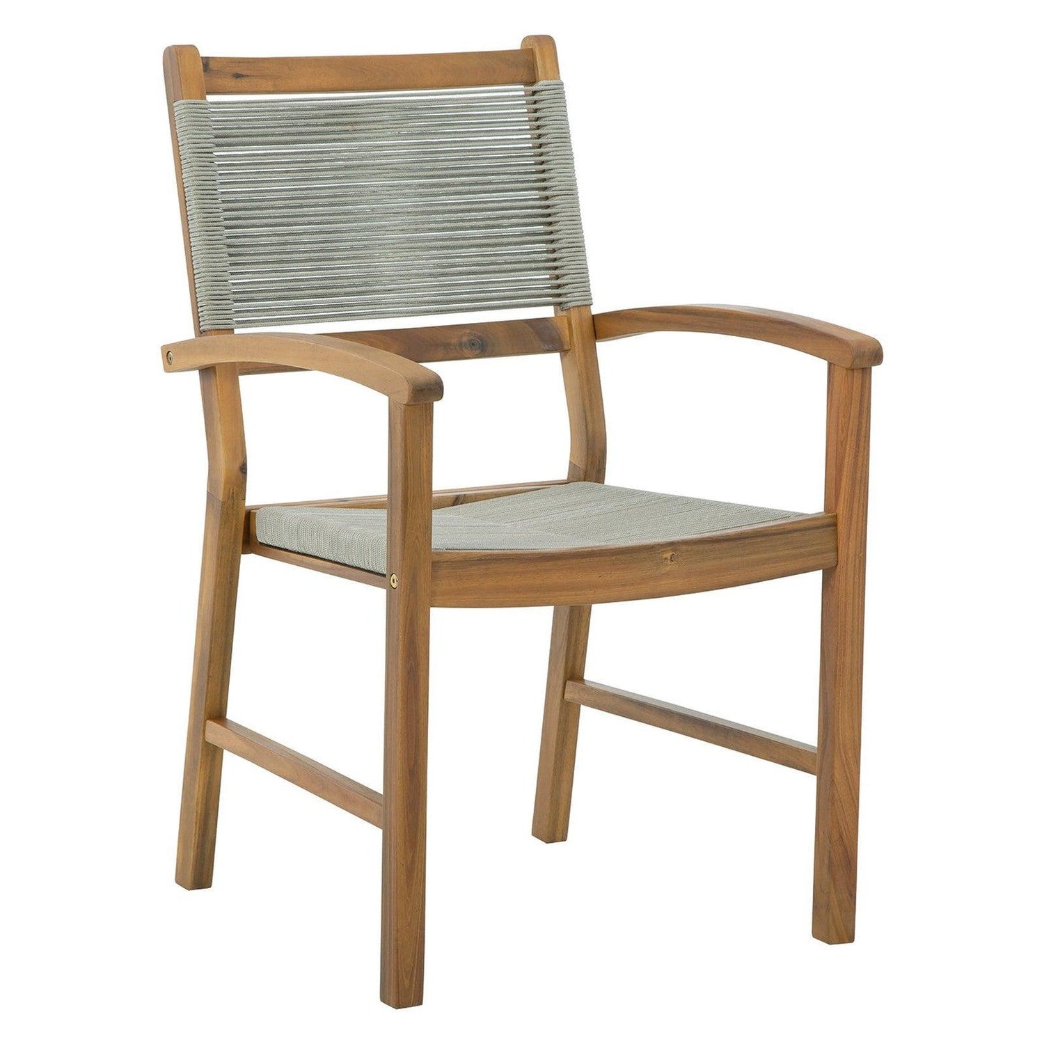Janiyah Outdoor Dining Arm Chair (Set of 2) Ash-P407-602A
