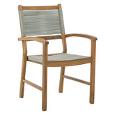 Janiyah Outdoor Dining Arm Chair (Set of 2) Ash-P407-602A