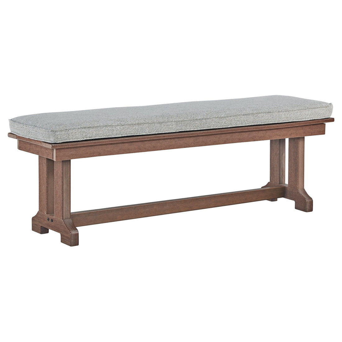 Emmeline Outdoor Dining Bench with Cushion Ash-P420-600