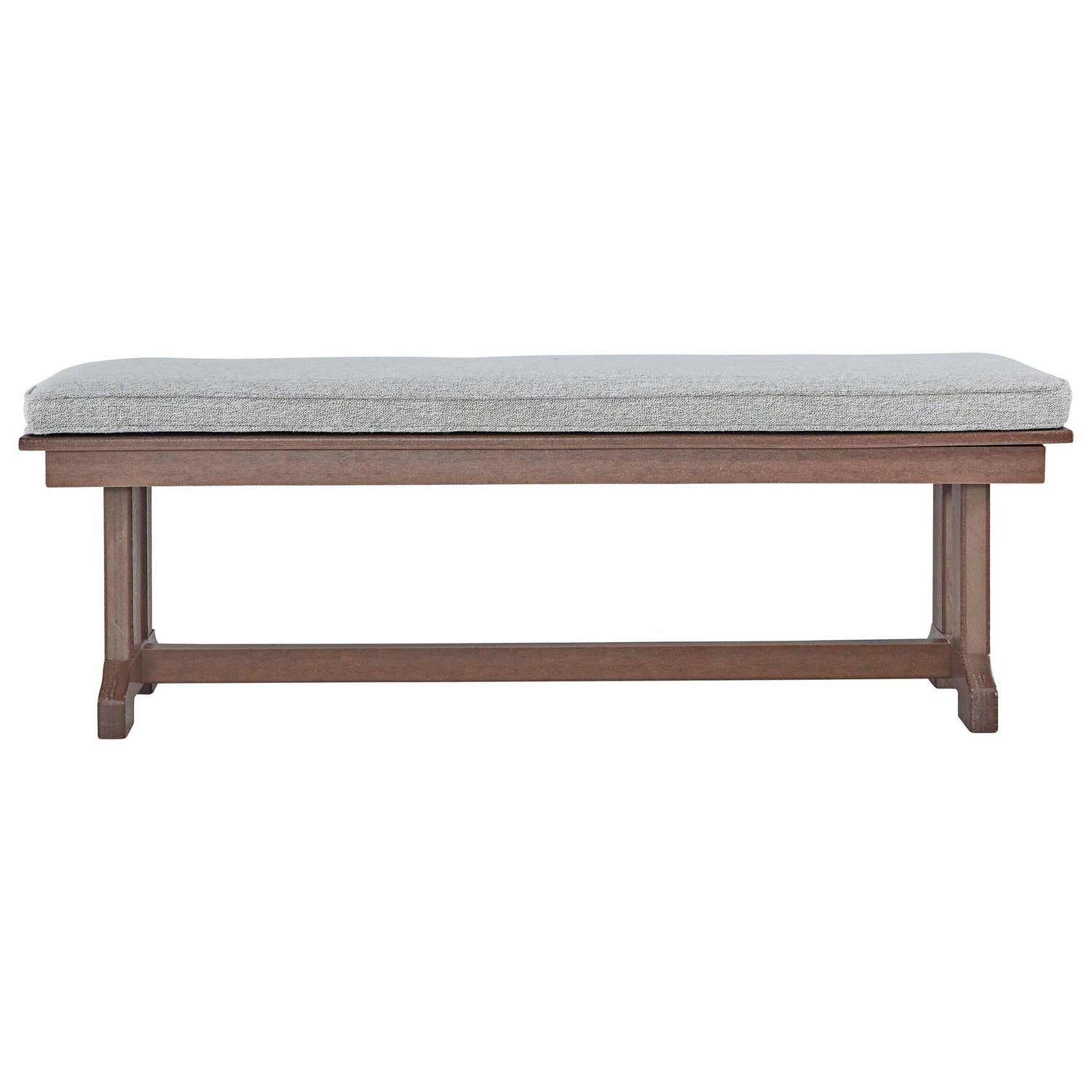 Emmeline Outdoor Dining Bench with Cushion Ash-P420-600