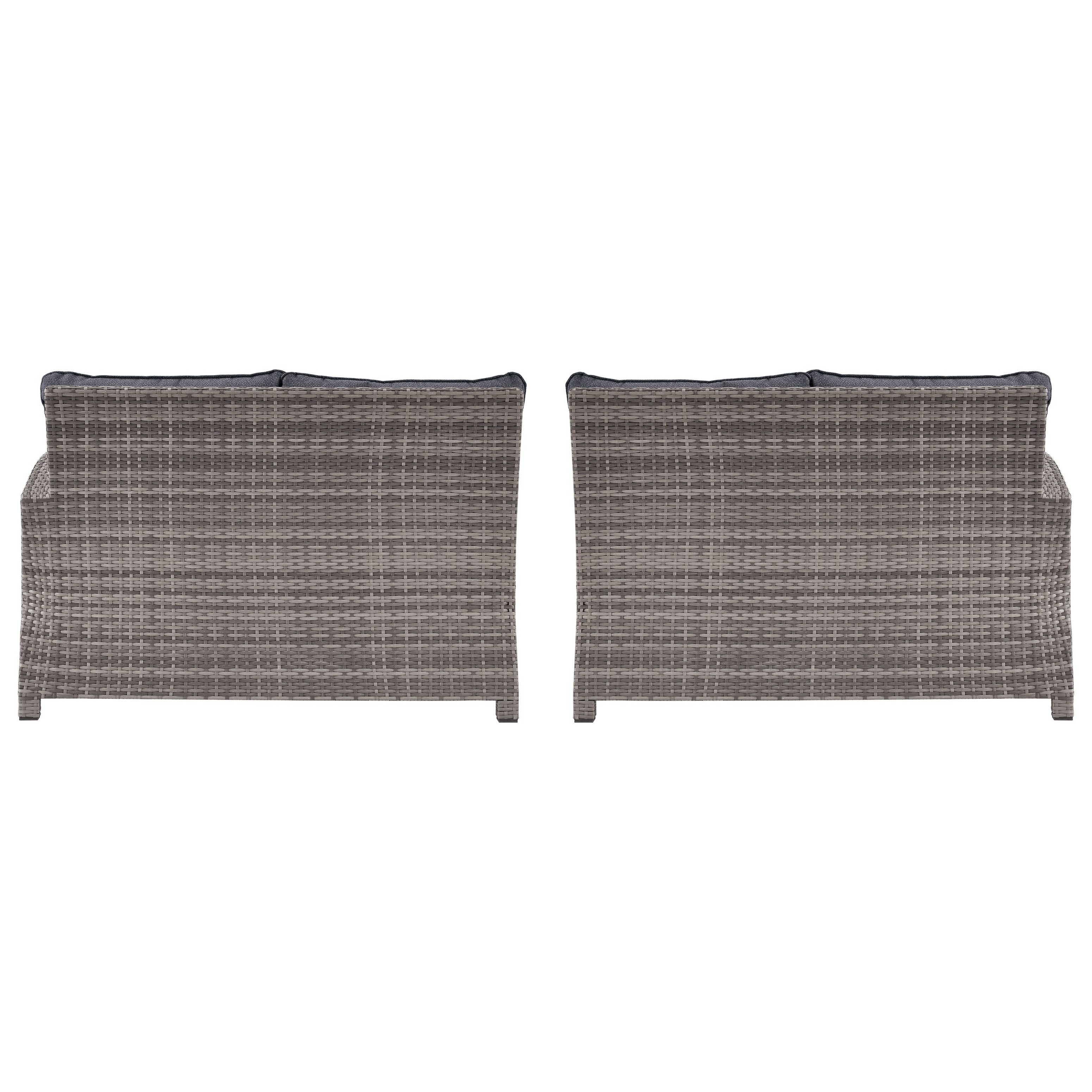 Salem Beach Left-Arm Facing Loveseat/Right-Arm Facing Loveseat Ash-P440-854