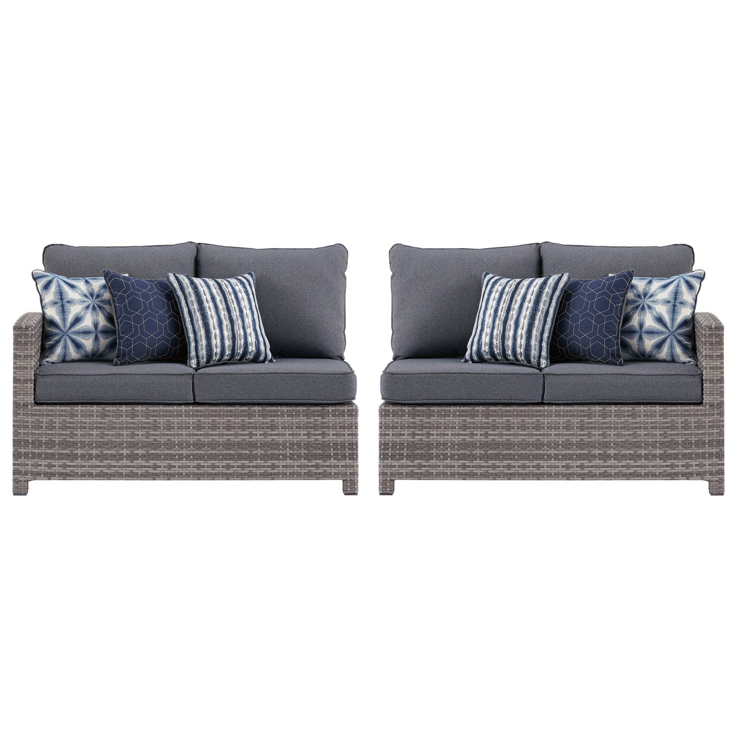Salem Beach Left-Arm Facing Loveseat/Right-Arm Facing Loveseat Ash-P440-854