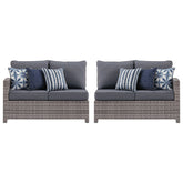 Salem Beach Left-Arm Facing Loveseat/Right-Arm Facing Loveseat Ash-P440-854