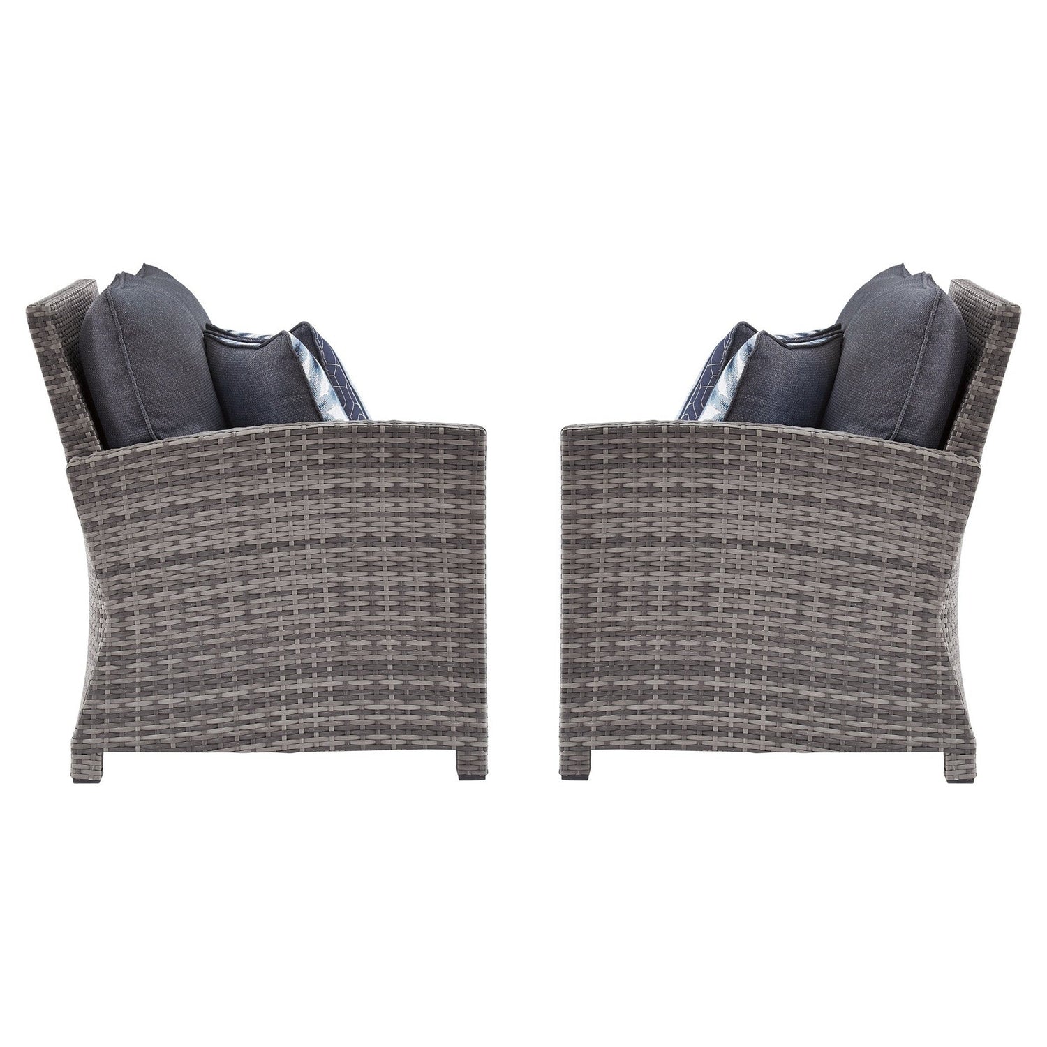 Salem Beach Left-Arm Facing Loveseat/Right-Arm Facing Loveseat Ash-P440-854