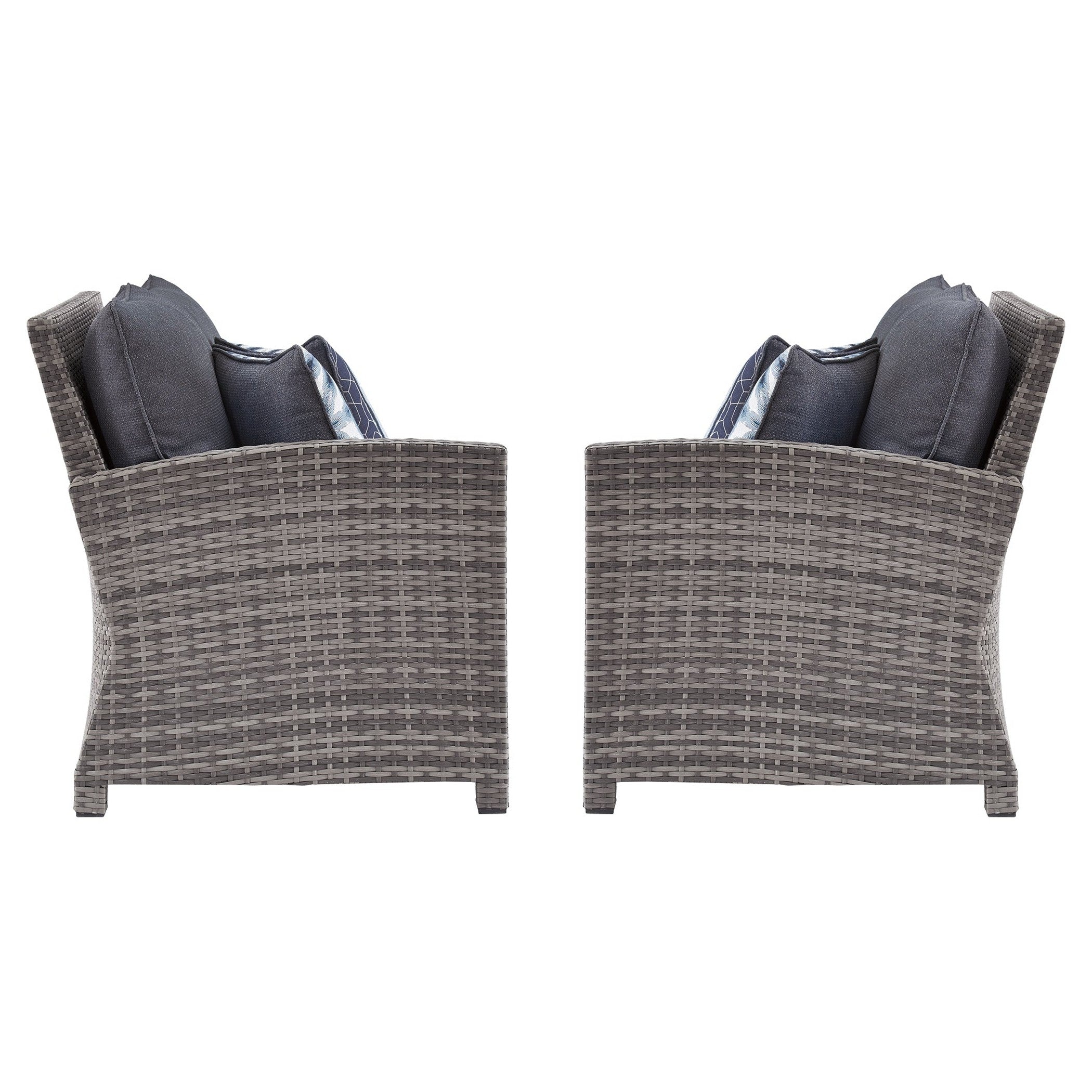 Salem Beach Left-Arm Facing Loveseat/Right-Arm Facing Loveseat Ash-P440-854