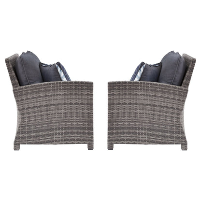 Salem Beach Left-Arm Facing Loveseat/Right-Arm Facing Loveseat Ash-P440-854