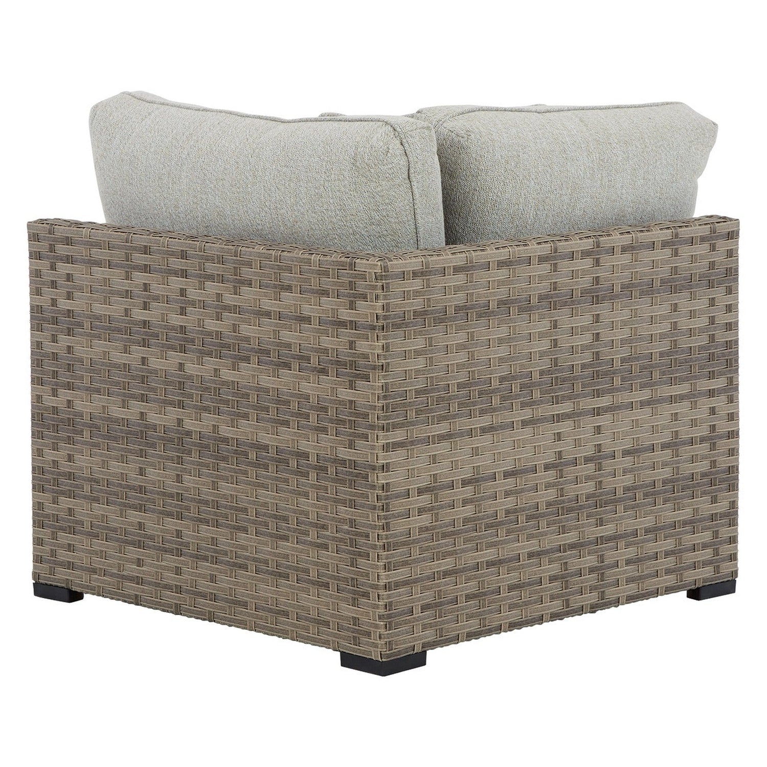 Calworth Outdoor Corner with Cushion (Set of 2) Ash-P458-877