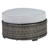 Harbor Court 2-Piece Outdoor Sectional with Ottoman Ash-P459P2