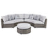 Harbor Court 2-Piece Outdoor Sectional with Ottoman Ash-P459P2