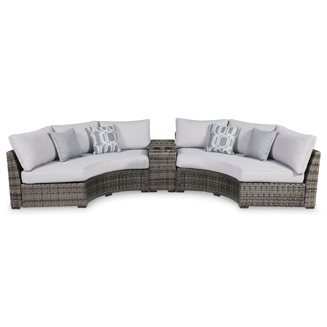 Harbor Court 3-Piece Outdoor Sectional Ash-P459P6