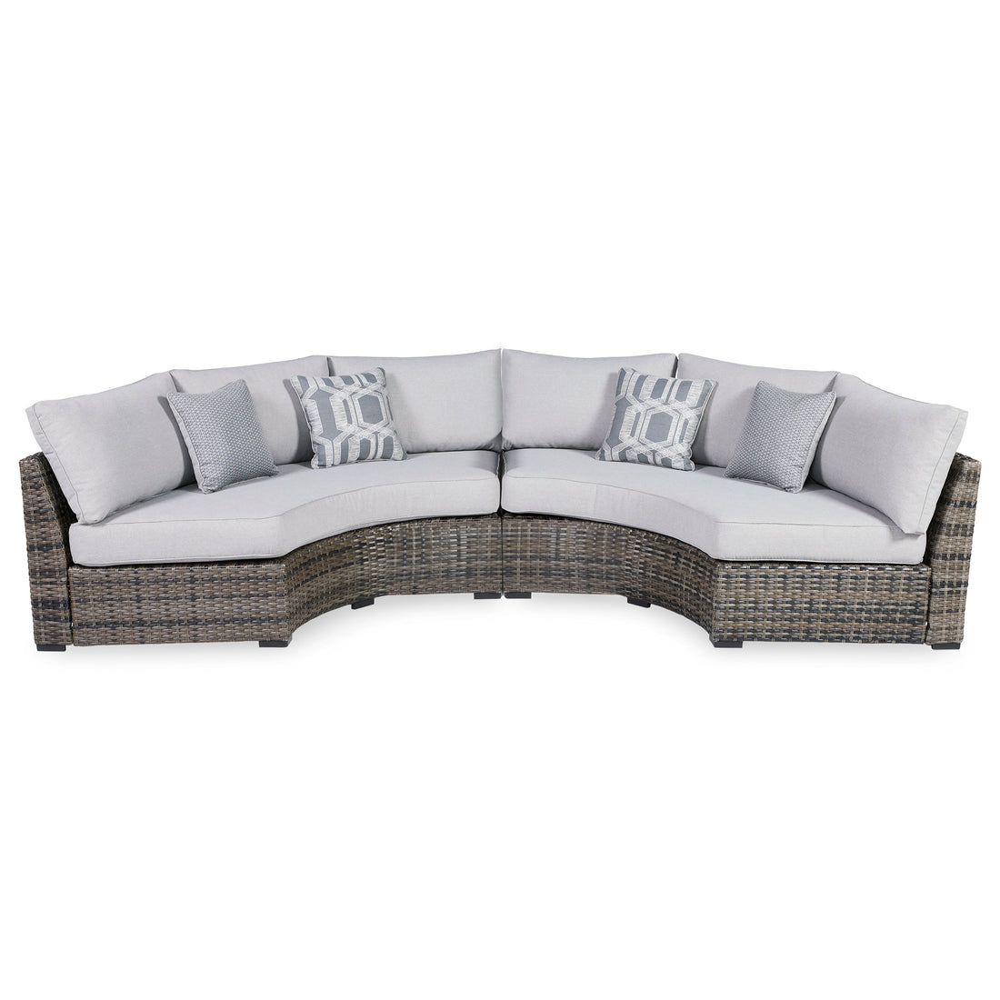 Harbor Court 2-Piece Outdoor Sectional Ash-P459P3