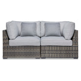 Harbor Court Corner with Cushion (Set of 2) Ash-P459-877