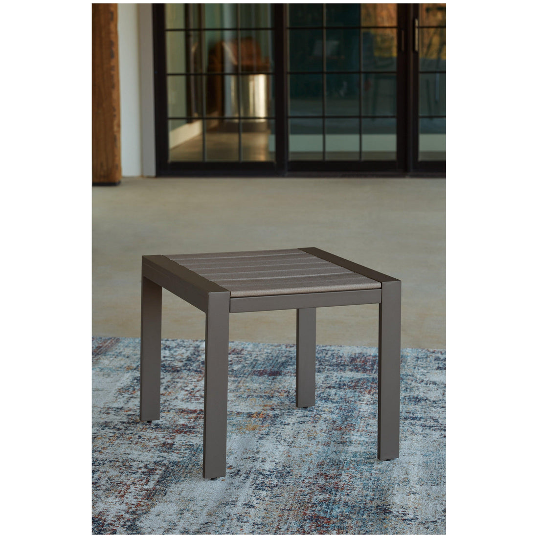 Tropicava Outdoor End Table Ash-P514-702