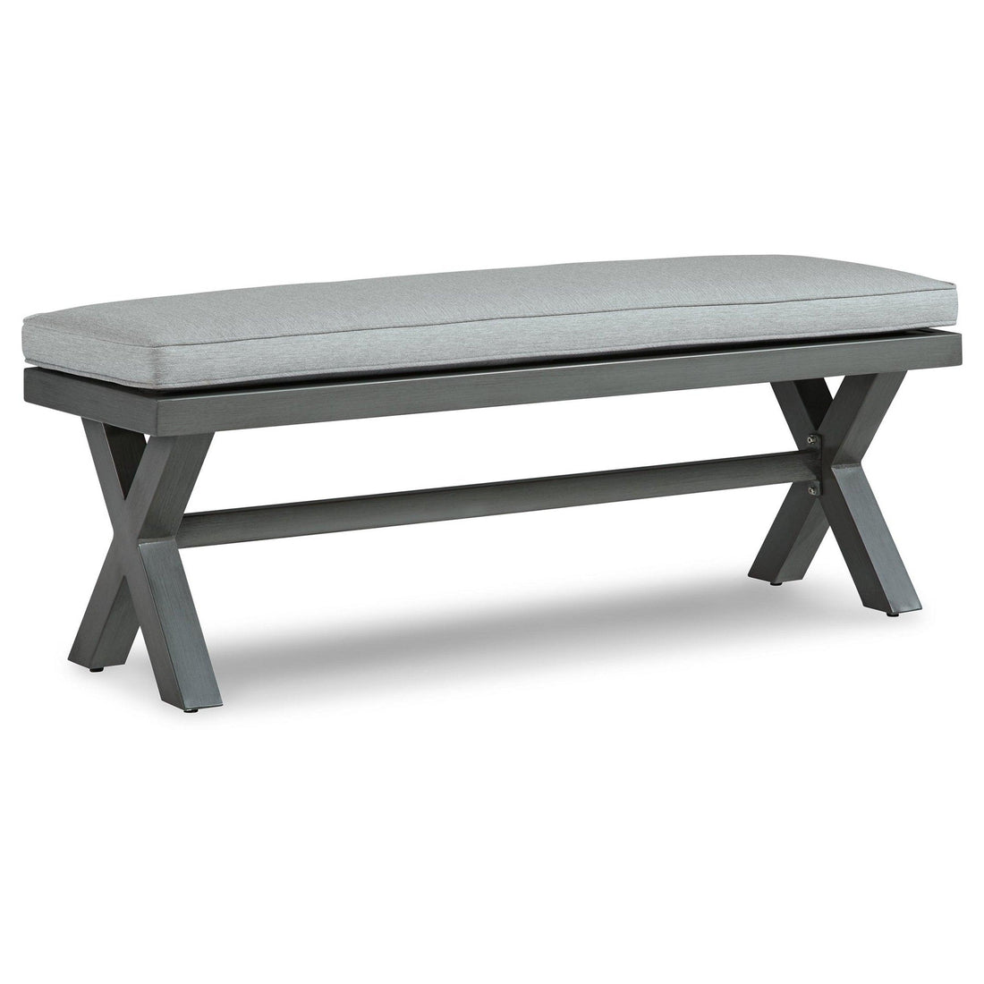 Elite Park Outdoor Bench with Cushion Ash-P518-600