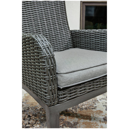 Elite Park Arm Chair with Cushion (Set of 2) Ash-P518-601A
