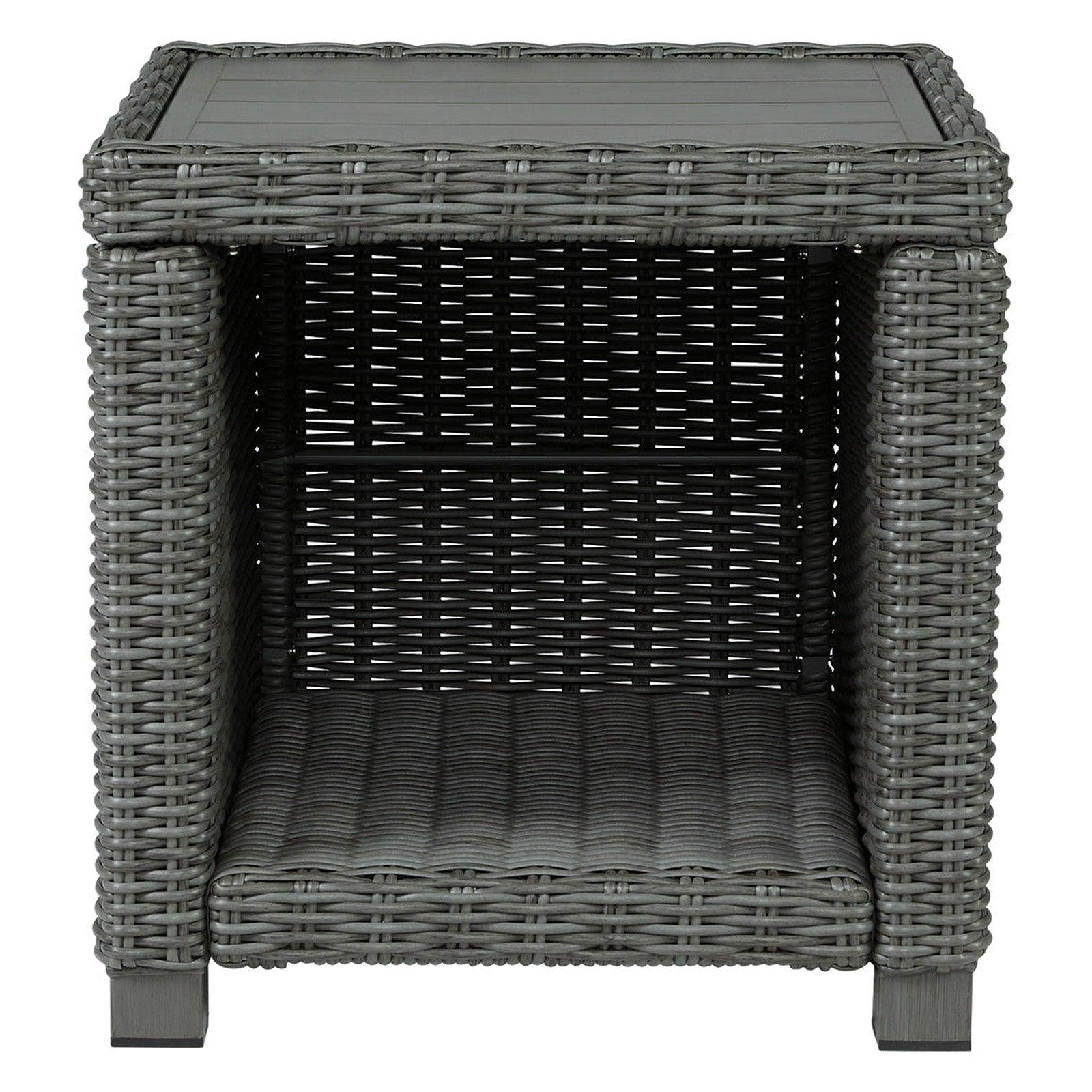 Elite Park Outdoor End Table Ash-P518-702