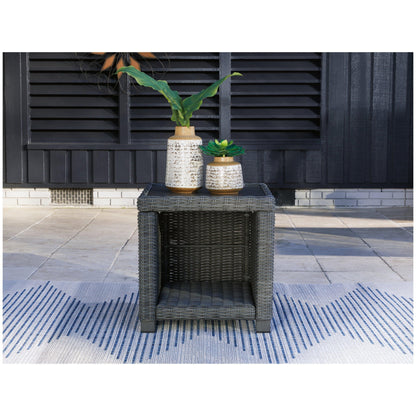 Elite Park Outdoor End Table Ash-P518-702