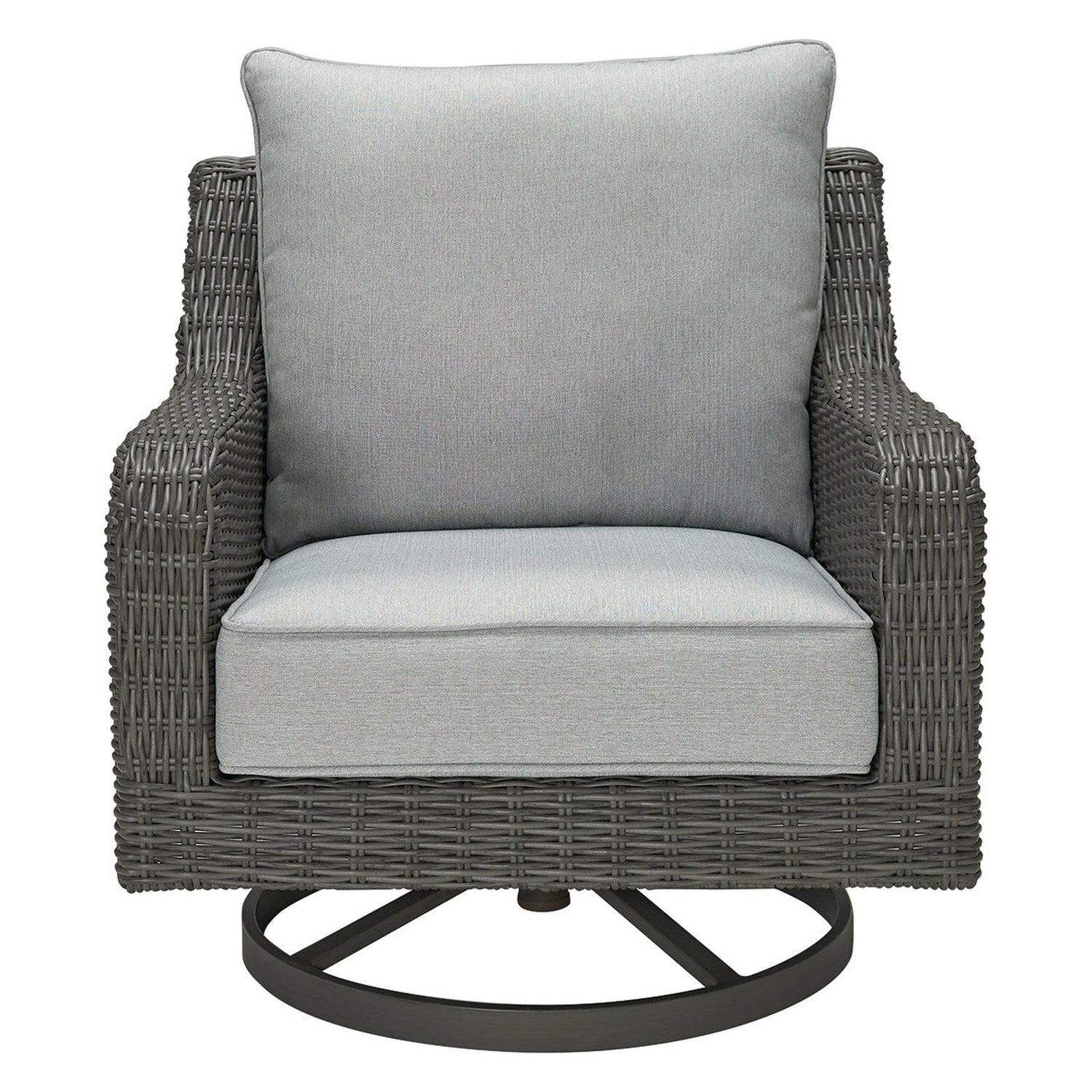 Elite Park Outdoor Swivel Lounge with Cushion Ash-P518-821