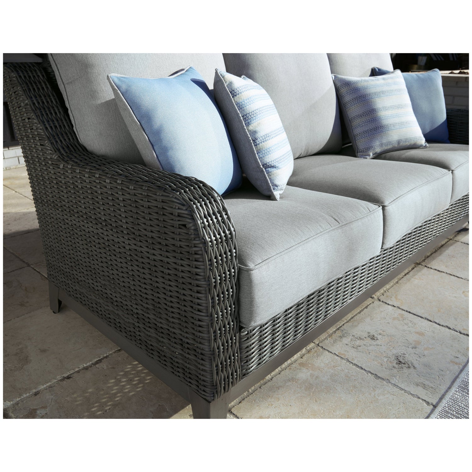 Elite Park Outdoor Sofa with Cushion Ash-P518-838