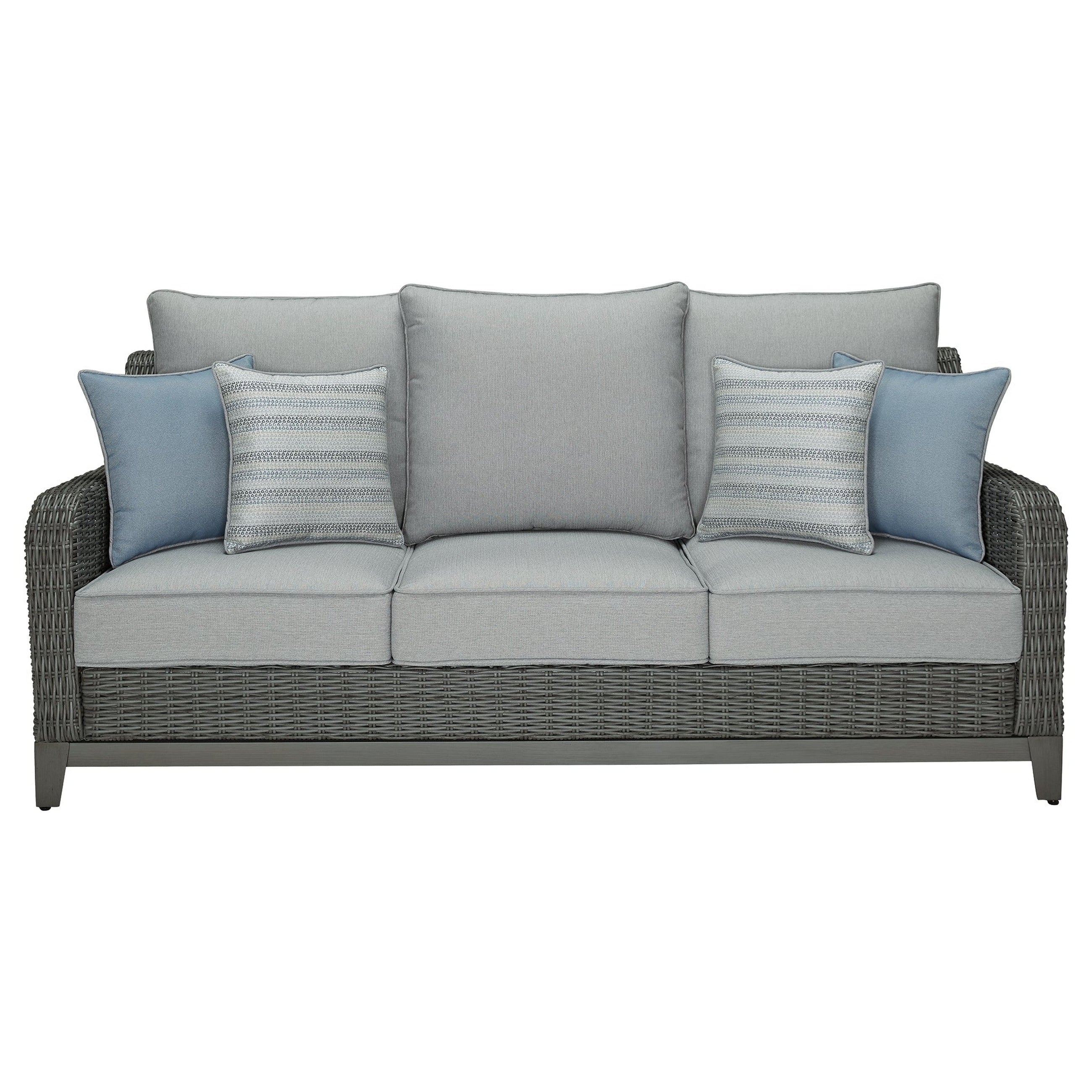 Elite Park Outdoor Sofa with Cushion Ash-P518-838