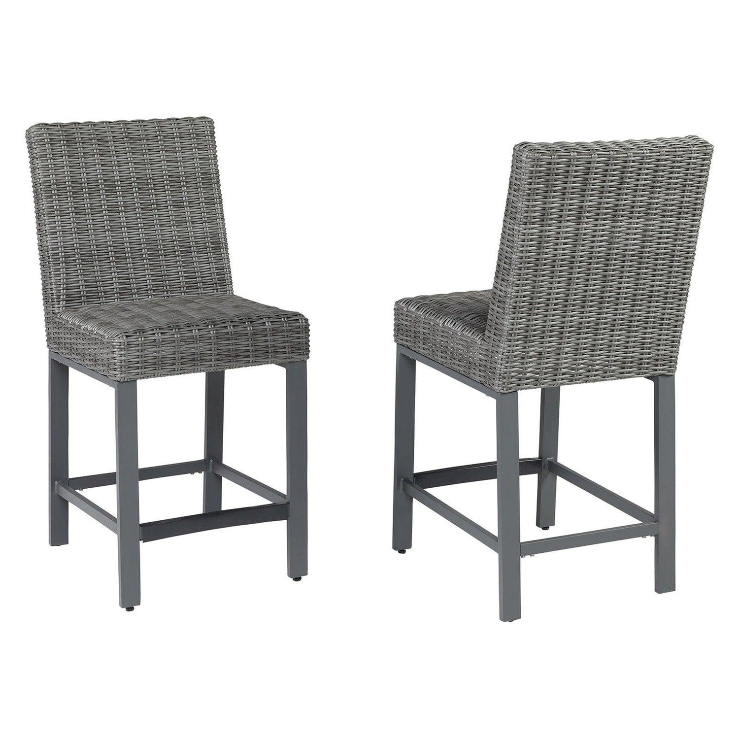 Palazzo Outdoor Barstool (Set of 2) Ash-P520-130