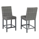 Palazzo Outdoor Barstool (Set of 2) Ash-P520-130