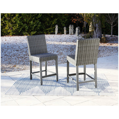 Palazzo Outdoor Barstool (Set of 2) Ash-P520-130