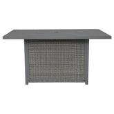 Palazzo Outdoor Bar Table with Fire Pit Ash-P520-665