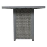 Palazzo Outdoor Bar Table with Fire Pit Ash-P520-665