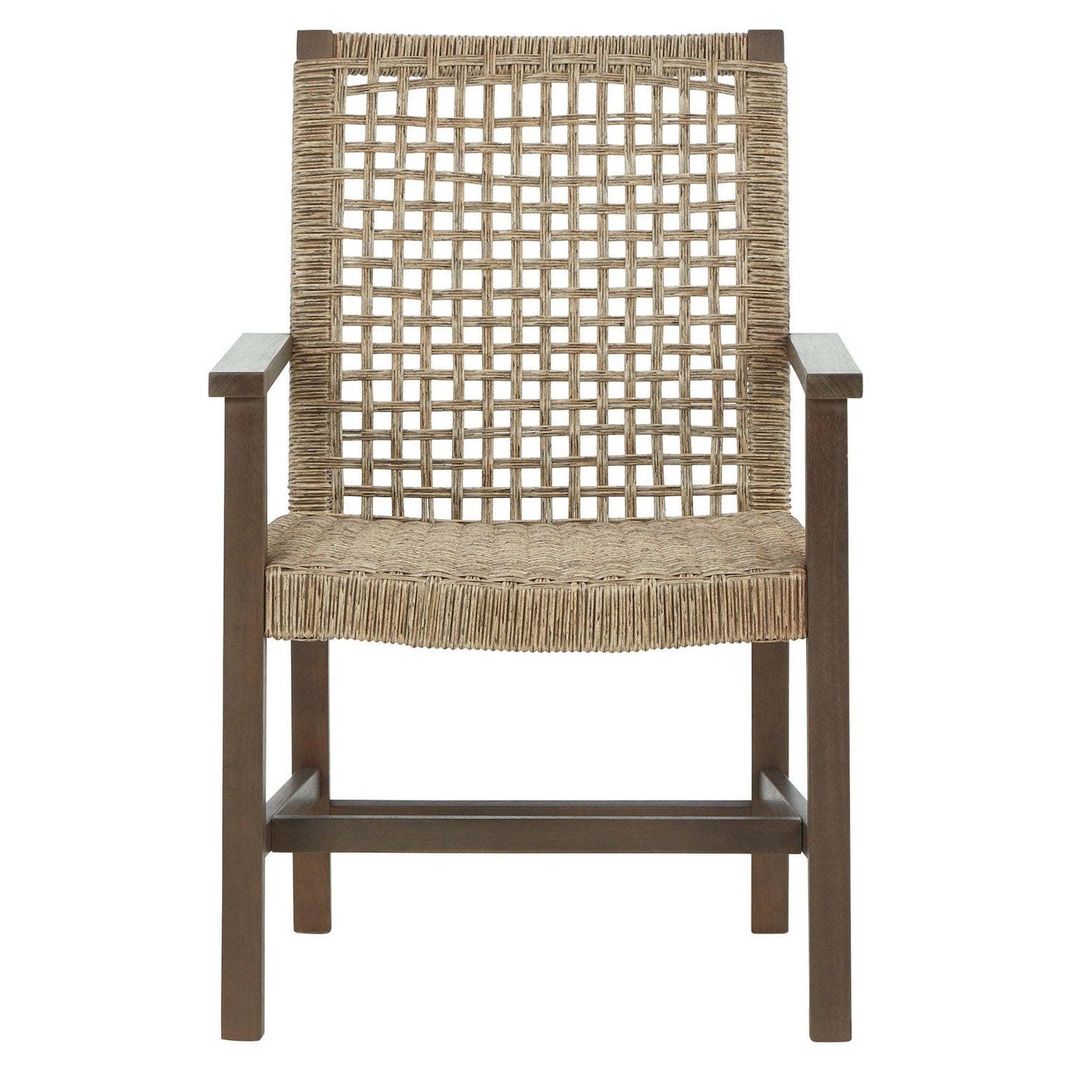 Germalia Outdoor Dining Arm Chair (Set of 2) Ash-P730-601A